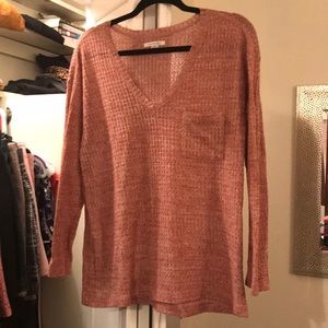 Soft waffle knit long sleeve